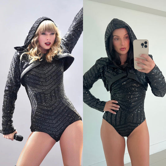 Reputation Era Sequin Hooded Romper