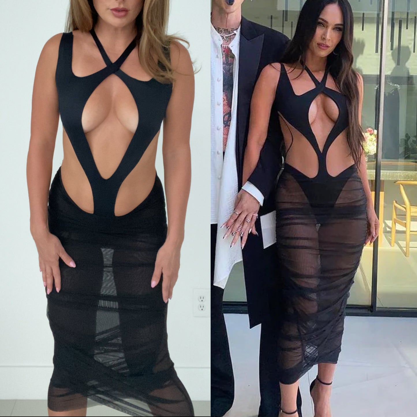 Megan Fox Mugler Dress