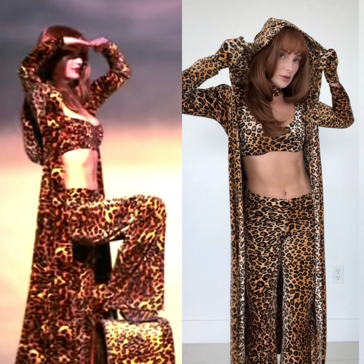 Shania Twain Leopard Outfit